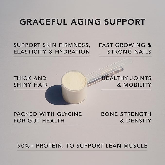 AMANDEAN Marine Collagen Peptides Powder. Double Hydrolyzed for Increased Absorption. Wild-Caught Fish Collagen Supplement. Type 1 &amp 3 Collagen Protein. 18 Amino Acids for Skin Hair Nails.