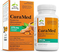 Terry Naturally CuraMed 375mg - Antioxidant Supplement for Brain &amp Immune Health Support - Dietary Supplement with Curcumin &amp Turmeric Essential Oil - Herbal Liver Support - 90 Softgels