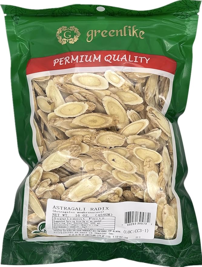 Top Grade Astragalus Root Sliced 16 oz for Herbal Tea