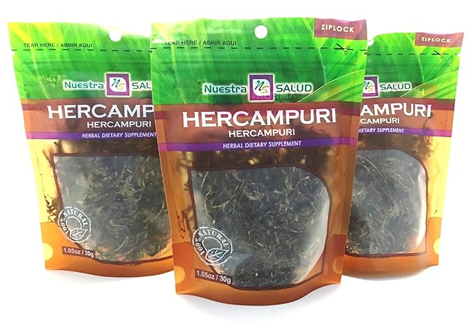 Hercampuri Tea Herbal Infusion zip lock (30g X 3) Bitter Tea Strong