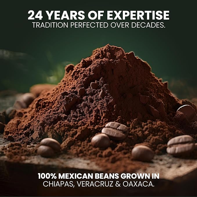 gila café Ground Coffee Medium Roast DECAF 900g 31.7oz (1-Pack) - 100% Mexican Arabica Bean Coffee Grounds - Made with Coffeeberry - Cinnamon and Orange Notes