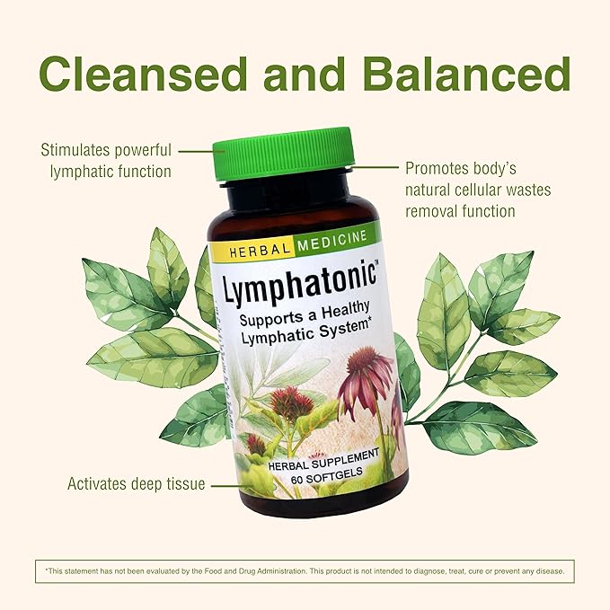 Herbs Etc. Lymphatonic 60 Count