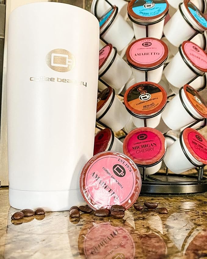 Caramel Vanilla Latte Decaf Coffee Pods by Coffee Beanery | 12ct Medium Roast Arbica Coffee
