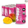 Joggy Energy Drink | Solar Mango 12pk (8.4oz) | USDA Organic No Added Sugar Plant-Based Energy with Juice &amp Natural Caffeine + L-Theanine | Pre-Workout Focus Drink | No Jitters Vegan Gluten-Fr