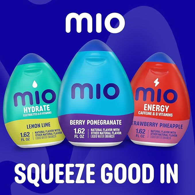 Mio Berry Pomegranate Liquid Water Enhancer SugarFree &amp Refreshing 1.62 oz. Each (Pack of 5)