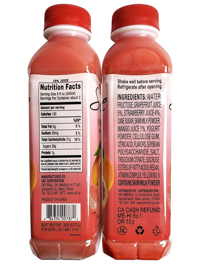 OKF Smoothie Red 16.9 Fluid Ounce (Pack of 20)