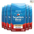 Seattle’s Best Coffee Light Roast Ground Coffee Lighthouse 100% Arabica 6 Bags (12 oz Each)