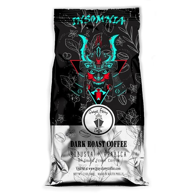 Dark Roast Coffee | Robusta | Arabica | Premium Coffee | Whole Beans | Grays Ferry -Freshly Roasted Strong for Intense Taste Lovers. Harvested from sustainable farms Recycable Package made by a Smal