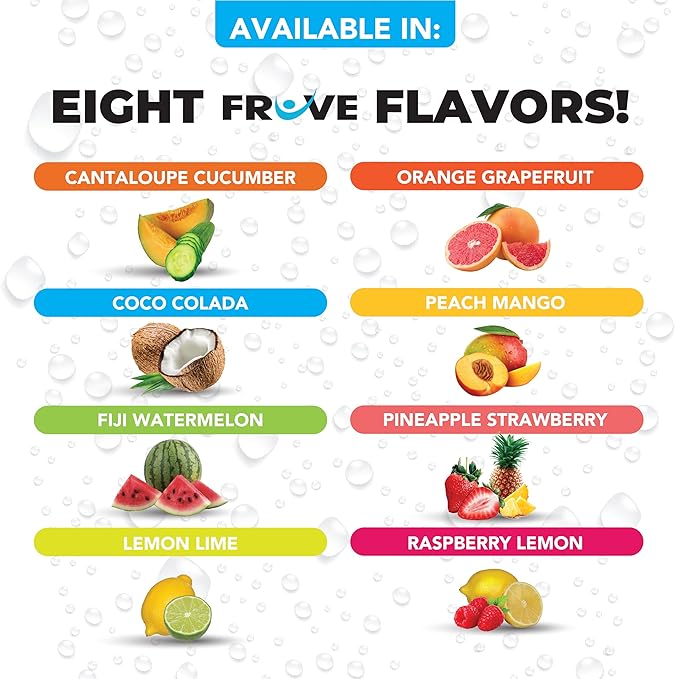 FrUve Super Water | Fiji Watermelon Flavor | 12 16oz Cans | Healthy Drink | Zero Sugar | Low Calorie Drink | Powerful Antioxidants | Boosts Immune System | NON-GMO | The Super Health Drink