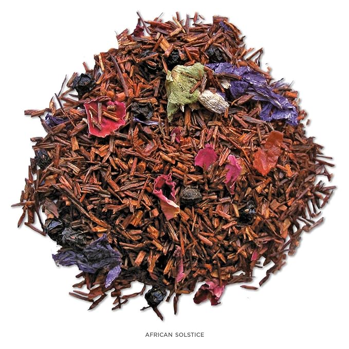 Tea Forte Premium Loose Leaf Tea Blend Resealable 1 Pound Bag Makes 160-175 Cups African Solstice