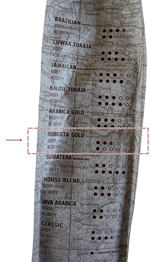Excelso Robusta Gold Coffee Factory Ground 200 Gram (7.05 Oz) Pouch