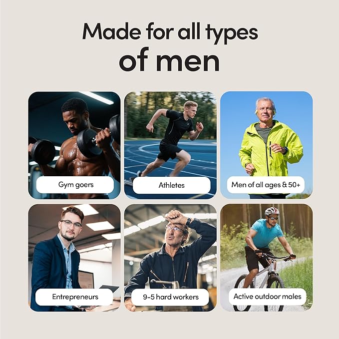Alpha Tribe Multivitamin for Men &amp Organizer w/Seamoss Black Seed Oil Ashwagandha Burdock Root Turmeric Bladderwrack Vitamin C Elderberry Manuka | Daily Men's Vitamins &amp Minerals Supplemen