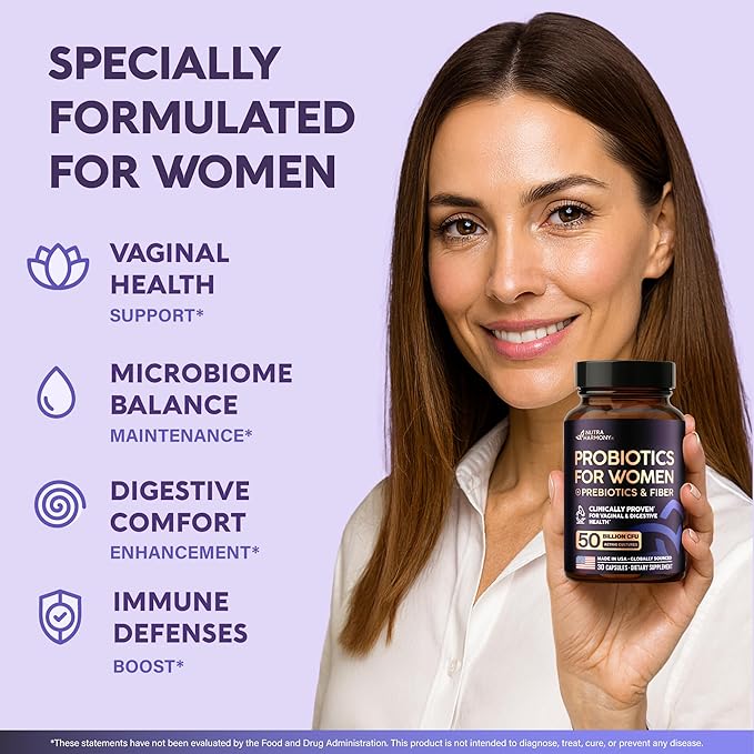 NUTRAHARMONY Liquid Biotin Collagen Drops &amp Probiotics for Women Capsules