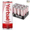 Yerbaé Energy Seltzer - Strawberry Kiwi No Sugar/Calories/Carbs. Energized by Yerba Mate Naturally Caffeinated Plant-Based Healthy Alternative to Coffee/Sugary Sodas Pack of 12 12oz cans