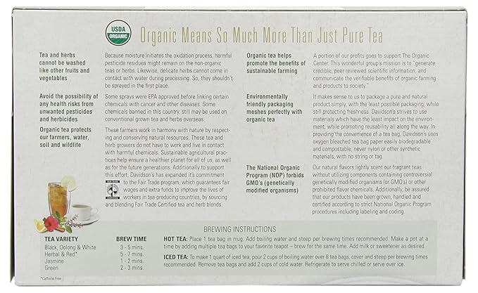 Davidson's Organics Spiced Pear 100-count Unwrapped Tea Bags