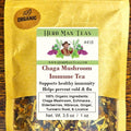 IMMUNE SUPPORT TEA – Daily Immune Health &amp Seasonal Defense – Organic Loose Leaf – by Master Herbalist Khabir | Chaga Mushrooms Echinacea Elderberries &amp Hibiscus