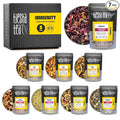 Tiesta Tea - Herbal &amp Rooibos Tea Sampler Dry Flight Set Loose Leaf No Caffeine Blend Makes Hot &amp Iced Assorted Herbal Rooibos Fruit Blends &amp More 8 Resealable Sample Pouches