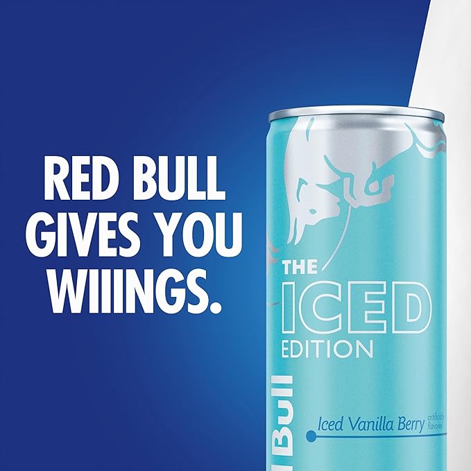 Red Bull Iced Vanilla Berry Energy Drink 8.4 Fl Oz Pack of 24 Cans (6 packs of 4)