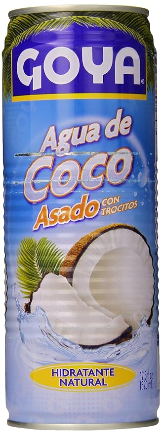 Goya Roasted Coconut Water 17.6 Ounce (Pack of 24)