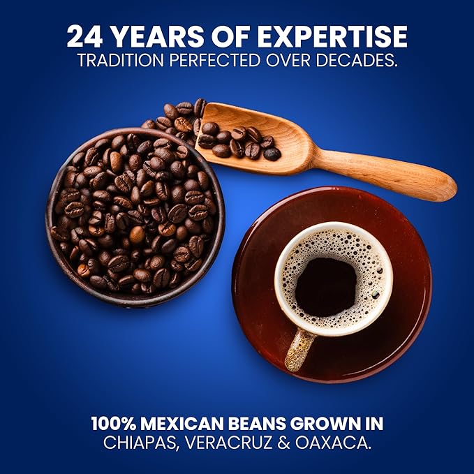 gila café Whole Beans Coffee Medium Roast Signature Blend 32oz (1-Pack) - 100% Mexican Arabica Roasted Coffee Beans - Made with Coffeeberry - Chocolate Roasted Almond Notes