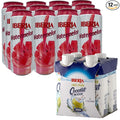 Iberia Watermelon Juice Drink 16.57 Fl Oz (Pack of 12) + Iberia 100% Natural Coconut Water 11.1 Oz (Pack Of 4)