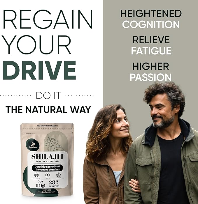 Shilajit Powder for Men 10:1 Extract 5 Ounce Bag 282 Servings Fulvic Acid Powder Extract Immune Support Energy Supplement Shilajit for Men Mineral Compound Raw Shilajit Contains Maltodextrin