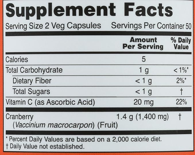 NOW Cranberry Concentrate 100 Count (Pack of 2)