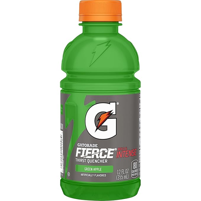 Gatorade Thirst Quencher Green Apple 12 Fl Oz (Pack of 24)