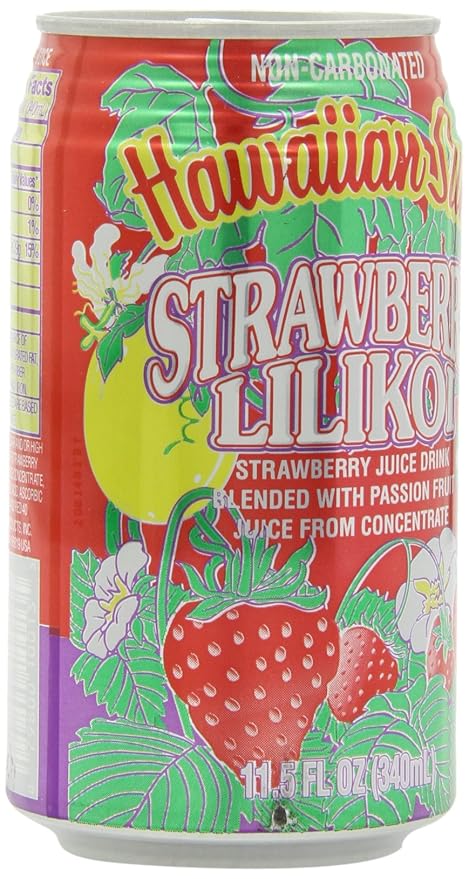 Hawaiian Sun Lilikoi Strawberry 11.5-Ounce (Pack of 24)