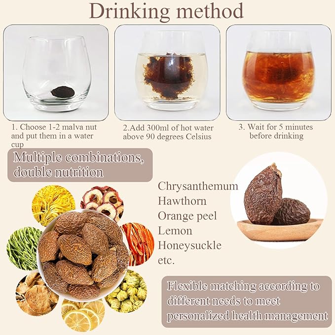 Lingyunxi Niranjan Phal Malva Nut 5.3oz/150g Sterculia Lychnophora Tea Dried Pangdahai Pang Da Hai Tea Chinese Herbal Tea 胖大海 润喉茶