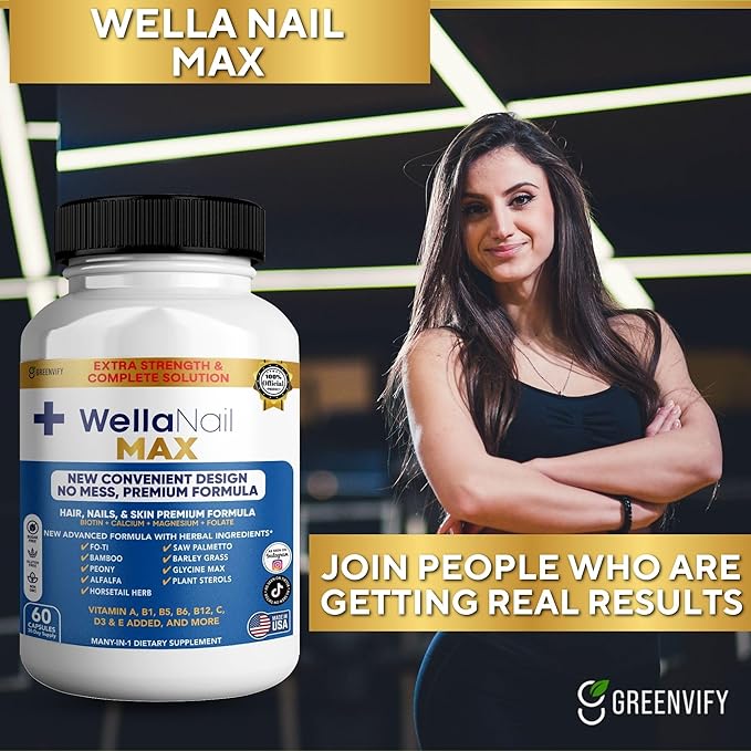 WellaNail MAX Hair Nails &amp Skin Supplement (2)