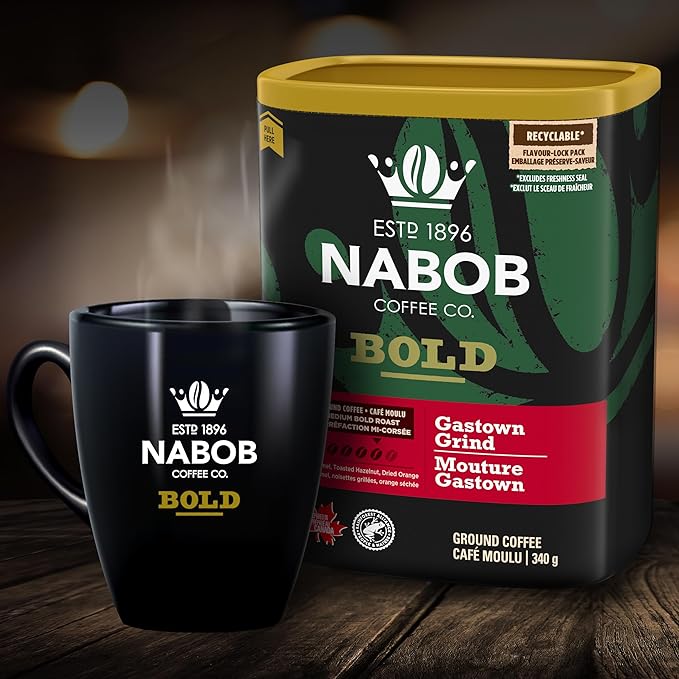 Nabob Bold Gastown Grind Ground Coffee 340g/12 oz