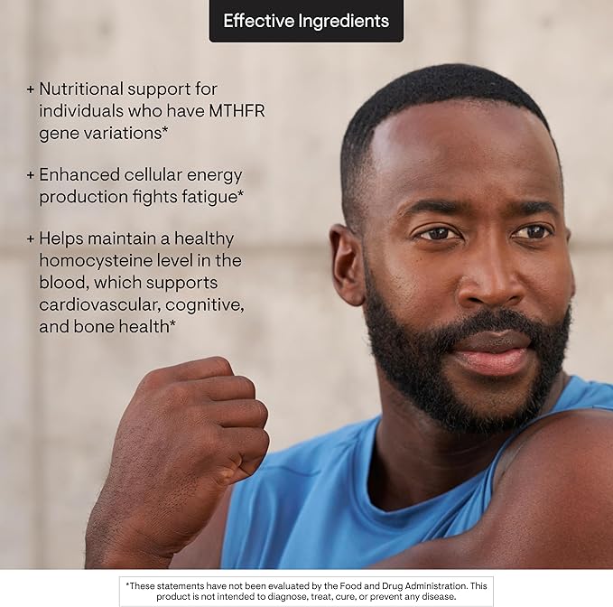 THORNE - Methyl-Guard Plus - Active Folate (5-MTHF) with Vitamins B2 B6 &amp B12 - Supports Methylation &amp Healthy Level of Homocysteine* - Gluten Dairy &amp Soy-Free - 30 Servings
