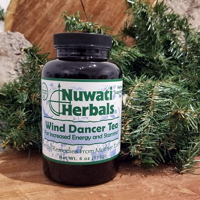 Nuwati Herbals Wind Dancer Tea – for Increased Energy and Stamina – Herbal Loose Leaf 4 Ounces