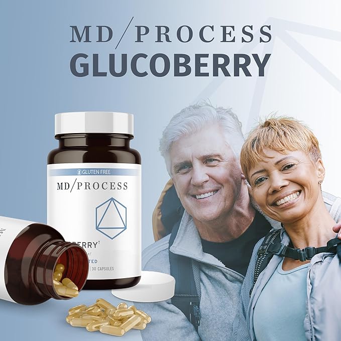 GlucoBerry Maqui Berry Extract with Chromium Picolinate for Blood Health Support - with Biotin and Gymnema Sylvestre - Doctor Formulated - 30 Capsules 3 Pack