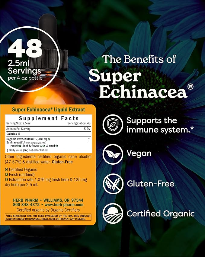 Herb Pharm Super Echinacea 4 Ounce