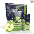 Bobelo Self Carbonating Clean Energy + Hydration Electrolytes Powder Drink Mix Crisp Apple Rush 100mg Guarana Caffeine Sugar Free 15 Pack