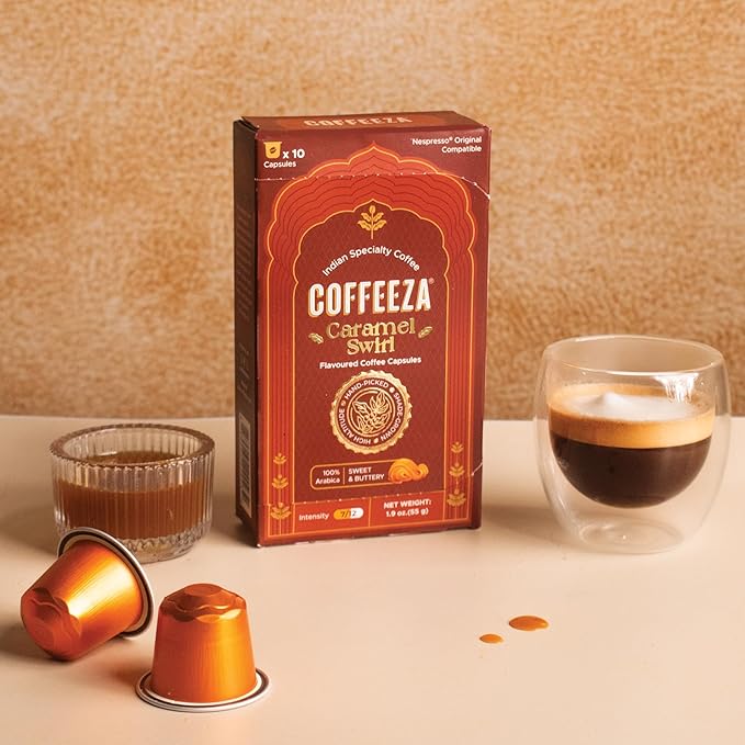 Coffeeza Variety Pack – 120 Coffee Capsules (Pack of 12) – Original Line compatible – Specialty Indian Coffee – Recyclable Pods – Medium to Medium Dark Roast – Espresso Pods