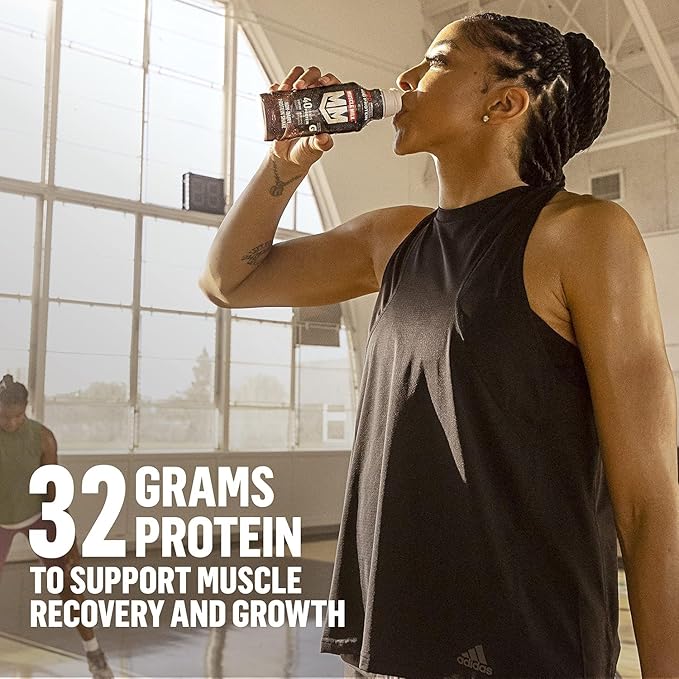 Muscle Milk Pro Advanced Nutrition Protein Shake Slammin' Strawberry 11.16 Fl Oz 32g Protein 1g Sugar 16 Vitamins &amp Minerals 5g Fiber Bottled Liquid Gluten Free (Pack of 24)