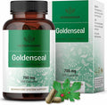 HERBAMAMA Goldenseal Root Capsules 700mg - Respiratory System &amp Immune Support with Goldenseal Powder Supplement - Vegan Non-GMO