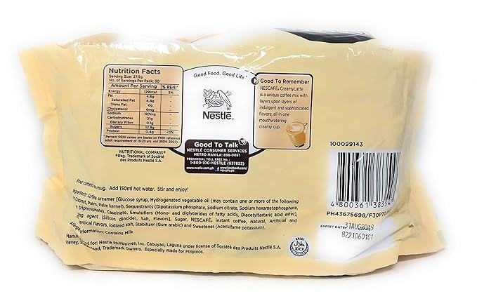 NESCAFE Philippines Blend &amp Brew Instant Coffee Mix Creamy White 25g x 30