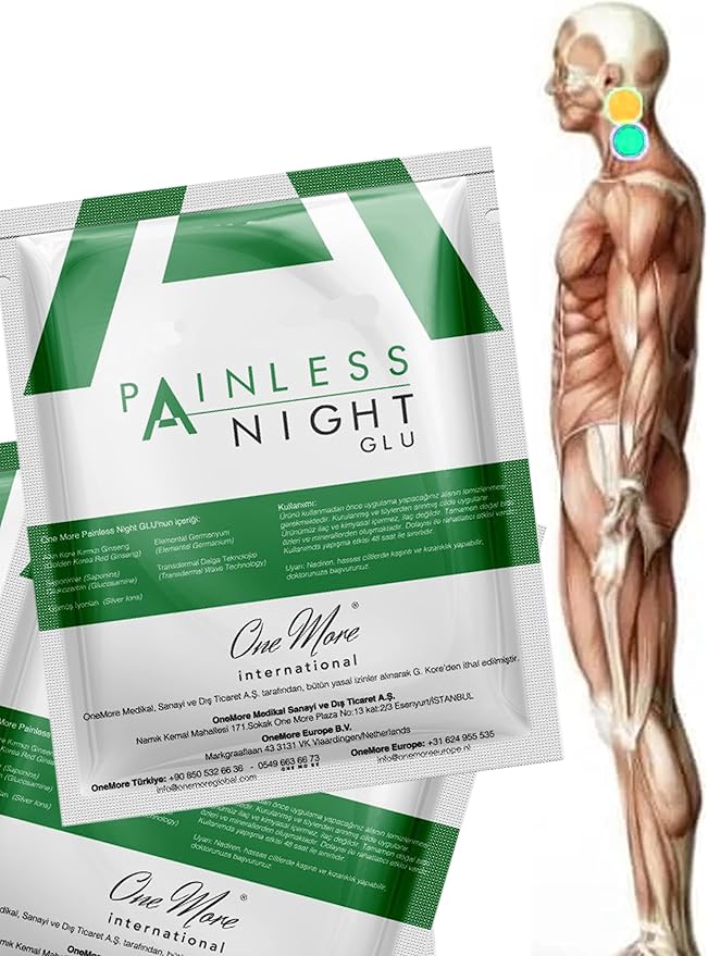 Painless Night Glue 25pcs Pack 100% Original - Relieves Joints Pain and discomfort Contains Korean Red Ginseng