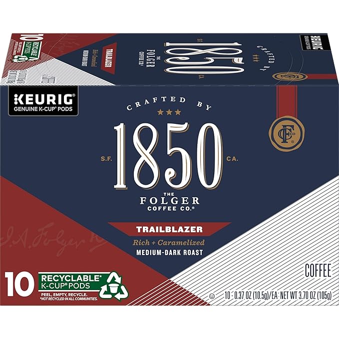 Folgers Trailblazer Medium Dark Roast Coffee 20 K-Cups for Keurig