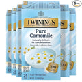 Twinings Pure Camomile Herbal Tea Individually Wrapped Bags 25 Count (Pack of 6) Calming &amp Delicate Naturally Caffeine-Free Enjoy Hot or Iced 150 Teabags