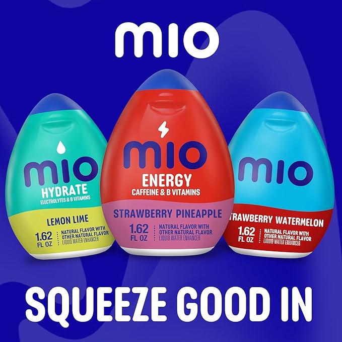 Mio Energy Liquid Water Enhancer Strawberry Pineapple Smash 1.62 OZ. (Pack of 12)