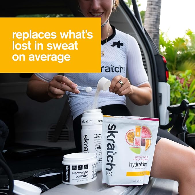 Skratch Labs Hydration Sports Drink Mix – Real‑Fruit Electrolyte Powder for Fast Hydration &amp Endurance | Passion Fruit Orange Guava | 60 Servings | Vegan Non‑GMO Clean Ingredients