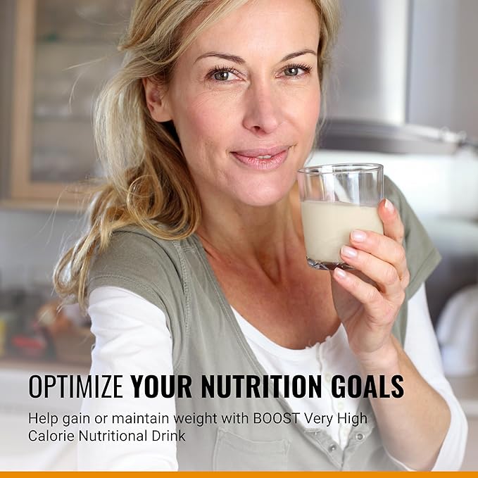 Boost Very High Calorie Vanilla Nutritional Drink – 22g Protein 530 Nutrient Rich Calories 8 Fl Oz (Pack of 24)