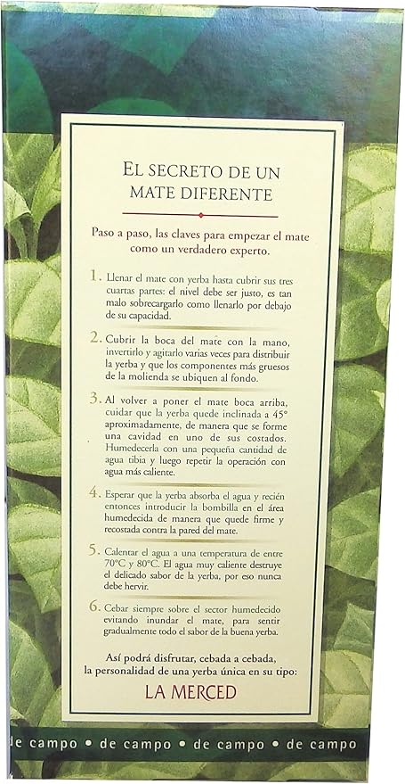 La Merced De Campo Yerba Mate 500 g (1.1 lb) 6 units