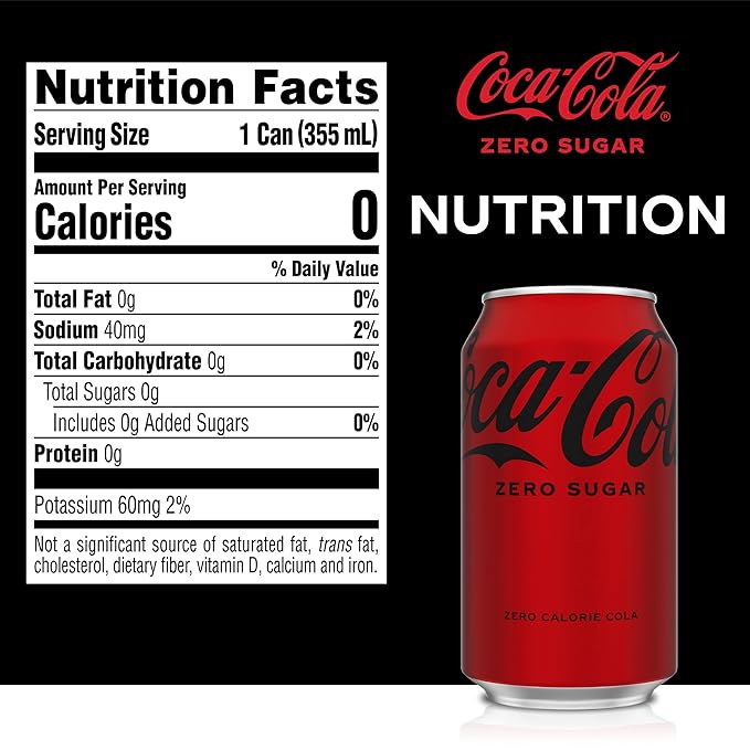 Coca-Cola Zero Sugar Fridge Pack Bundle 12 fl oz 36 Pack