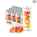 Be LOVE™ Lightly Flavored Still Electrolyte Drink — Non-Carbonated Zero Sugar Zero Calories Zero Caffeine — Clean Daily Hydration (Pack of 12 Orange Blossom)